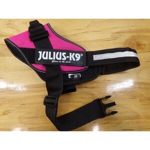 IDC by Julius K9 Dog Power Harness Hot Pink Size 2 Extra Large Glows in Dark‎